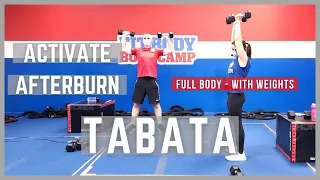 Burn 400+ Calories - Strength & Cardio Tabata - 30-Minute Follow-Along HIIT Workout - Bootcamp