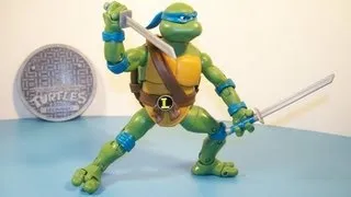 TEENAGE MUTANT NINJA TURTLES LEONARDO CLASSIC COLLECTION ACTION FIGURE TOY REVIEW