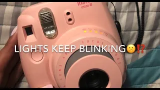 Quick and Easy solution for Instax Mini blinking lights✨