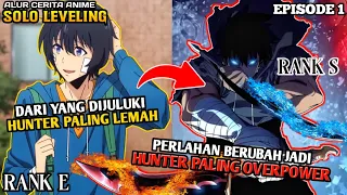 KETIKA HUNTER TERLEMAH DIHARUSKAN SURVIVE DARI DUNGEON PATUNG PEPSODEN ‼️ - Solo Leveling Episode 1