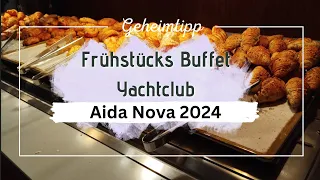 Aidanova - Komplettes Frühstück Buffet Yachtclub - 2024 - 4K - Norwegen