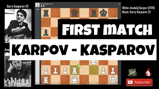 Anatolij Karpov vs Garry Kasparov analyzed by Stockfish | 1975