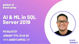 AI & ML in SQL Server 2019