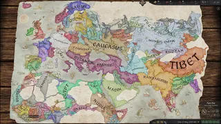 CK3 Timelapse but all Empires exist at start (1066-1453)