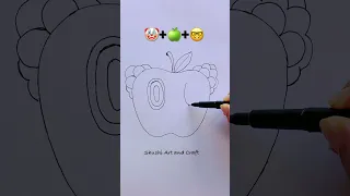 Emoji mixing drawing #youtubeshorts #shorts #emoji#satisfying #drawing