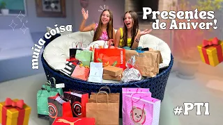 ABRIMOS NOSSOS PRESENTES DE ANIVERSÁRIO!! #PT1