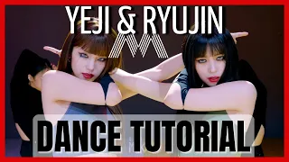 ITZY YEJI & RYUJIN COVER 'Break My Heart Myself' Dance Practice Mirror Tutorial (SLOWED)