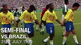 البرازيل ضد نيجيريا أولمبياد أتلانتا عام 1996 نيجيريا تحول خسارتها من 1/3 لـ 3/4