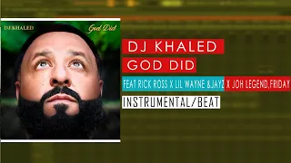 Dj Khaled - GOD DID official Instrumental  Feat Rick Ross, Lil Wayne, Jay z, John Legend & Fridayy