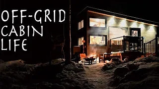Off-Grid Tiny Cabin Life in the Winter Forest - E.2 - Ice Fishing & a Fine Wild Feast