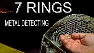 A 7 Ring Day At Miami Beach Metal Detecting! (Uncovering Gold And Diamonds)