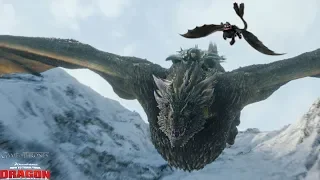 Dragon flight with the soundtracks from HTTYD | Jon and Dany |