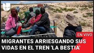 🔴 Migrantes siguen arriesgando sus vidas en el tren 'La Bestia'