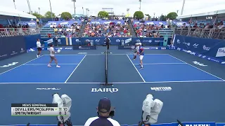 Baird Wealth Management Open Mens Doubles Semi Final - Mcguffin/Devilliers Vs Wright/Smith