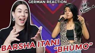 German Reaction | Barsha Itani "Bhumo" | Blind Audition | The Voice of Nepal | Season 4