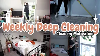 Weekly Deep Clean with me 🧼 🫧 | Cleaning Routine | Cleaning Motivation | SimplyKassidy