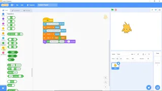Using variables and operators in Scratch