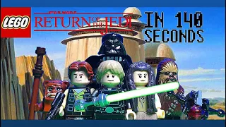Star Wars: Return Of The Jedi in 140 seconds [Lego Stopmotion animation]