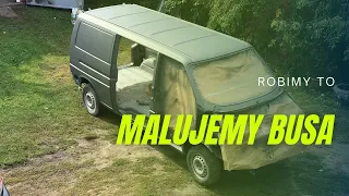 Budowa kampera: Malujemy busa