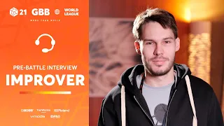 Improver 🇷🇺 | GRAND BEATBOX BATTLE 2021: WORLD LEAGUE | Pre-Battle Interview