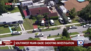 Detectives investigate shooting in Miami-Dade