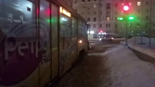 Харьковский трамвайный дрифт, 10.01.2017