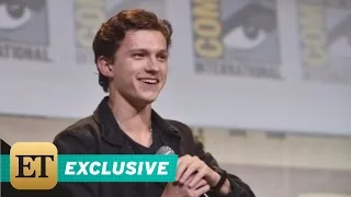 EXCLUSIVE: Tom Holland Shows Off His 'Spider-Man' Wrist Flick at Comic-Con