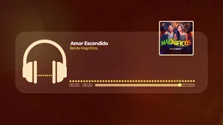 Amor Escondido - Playback - Banda Magníficos