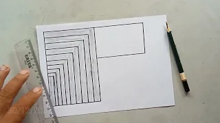 tutorial cara menggambar lorong tangga 3d buat pemula