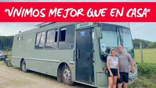 🇦🇷 En un colectivo de 12 metros, con toooodas las comodidades y en 👪