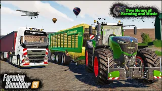 #Oakfield Farm Episodes Collection🔹Ep. 49 - 55🔹TWO HOURS of FARMING & MUSIC🔹#FarmingSimulator19