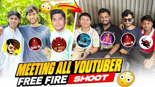 Free Fire Shoot FaceReveal Of Free Fire Admin  Meeting All Youtubers 😱 - Garena Free Fire