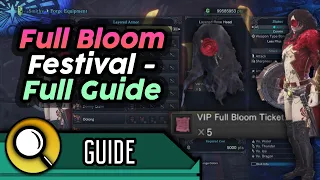 MHW Full Bloom Fest Guide - Tickets, VIP, Pendants, Melding, etc | MHW Iceborne