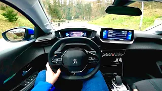 New Peugeot 208 (2021) - POV test drive & REVIEW (e-208, 136 HP)