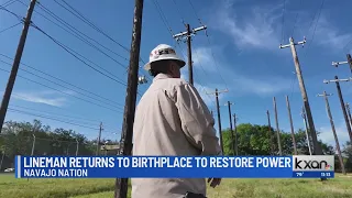 A powerful homecoming for Austin Energy lineman is 'full circle moment' for career | KXAN News at 11