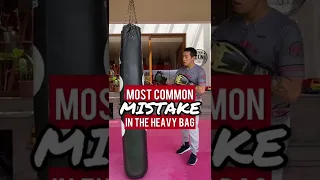 Most Common Mistake HEAVY BAG 🥊 #boxing #shorts