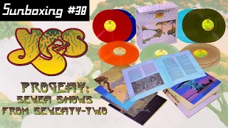 Unboxing the Yes - Progeny: Seven Shows from Seventy Two 21LP Colored Vinyl Box Set (Sunboxing #38)