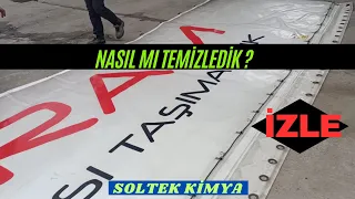 MÜTHİŞ BULUŞ ! TIRIN BRANDA YAZISINI SİLDİK! KİRİNİ TEMİZLEDİK !