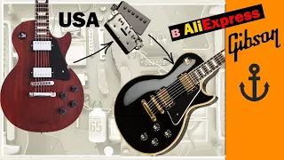 Электроника от GIBSON в китайской ПОДДЕЛКЕ! (AliExpress GIBSON против GIBSON USA)