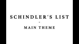 Schindler's List - Main Theme | String Quartet + Guitar