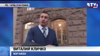 Виталий Кличко принял участие во флешмобе «22 отжимания»