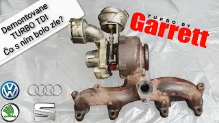 Dismantled turbo TDI, what was wrong with it? + cleaning with sodium hydroxide