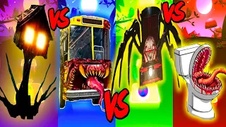 TEAM MONSTERS❗️ House Head monster VS Bus Eater VS Choo choo charles VS Skibidi toilet Eater