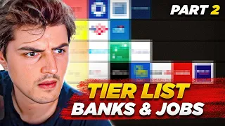 Tier List des meilleurs Jobs en banque d'investissement (Suite de la Tier List Banques)