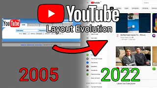 The Evolution Of The YouTube Layout (2005-2022)