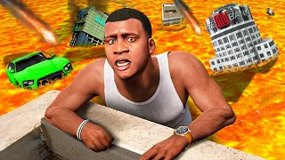 GTA 5 aber jede MINUTE steigt die LAVA!!🌋🔥