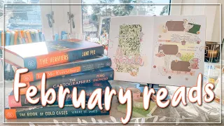 Books I read in February | Reading journal update ft. Book of the Month