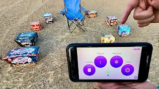 I used My PHONE to Light $400 Worth of FIREWORKS!