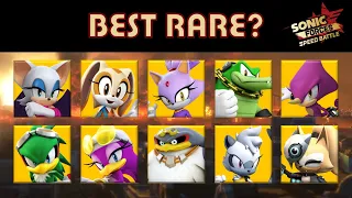 Sonic Forces Speed Battle - Ranking the Rare Characters