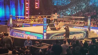 Bray Wyatt puts LA Knight through a table SmackDown 2/10/23